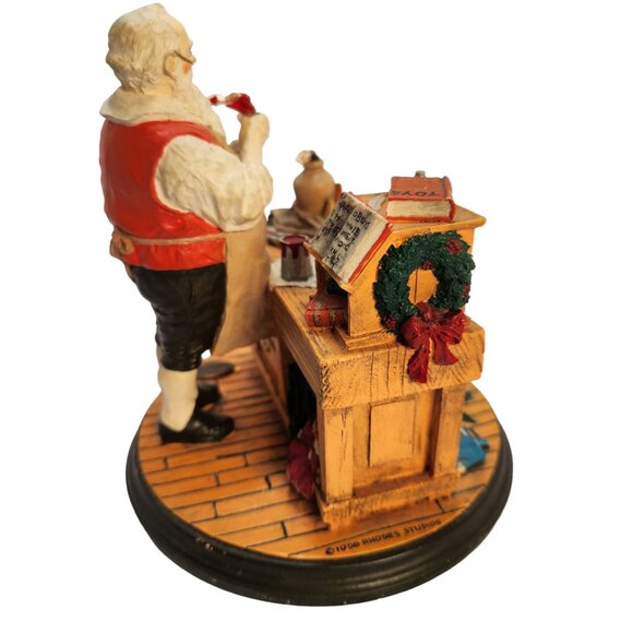 Rockwell Heirloom Santa's Workshop by Rhodes Studios Retired 1990 No Box - Picture 4 of 11